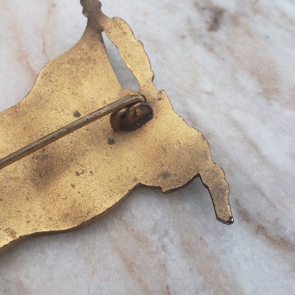 Victorian Era Princeton Penant Enamel Brooch - Picture 12 of 13